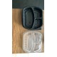 THREE COMPARTMENT MICROWAVE FOOD SERVING CONTAINER 