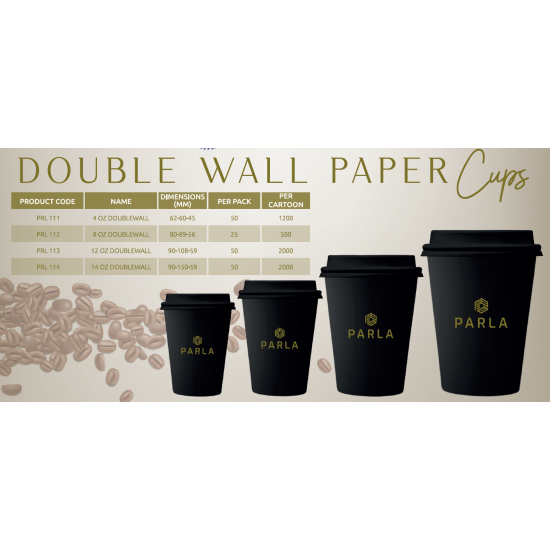 DOUBLE-WALL PAPER CUPS